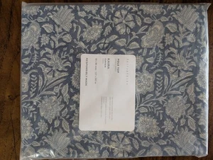 POTTERY BARN 2er Set Kaira bedruckte Baumwollvorhänge - 50x96 Zoll - Neu mit Etikett - Bild 1 von 3