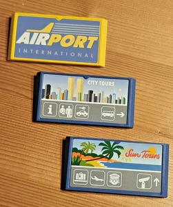 Playmobil 3186 Flughafen Teile 3 Werbeschilder - Bild 1 von 2