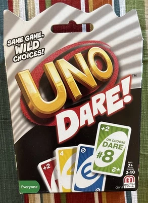 UNO DARE Card Game / SAME GAME, WILD CHOICES / BRAND NEW - Image 1 of 2