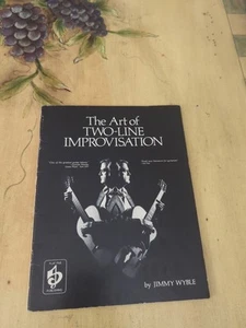 Jimmy Wyble The Art Of Two Line Improvization For Jazz Guitar extremelyRare Book - Picture 1 of 13