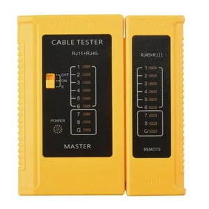 Testeur de Câble RéSeau Outil de Test RJ45 RJ11 RJ12 CAT5 CAT6 UTP Testeur 4499 - Photo 1/8