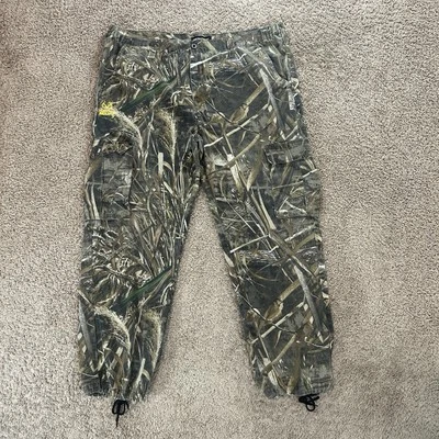 Drake Waterfowl Pants Men's XL 40-42W 31L Lined Camo Camouflage Real Tree Max 5 - Image 1 of 4