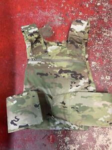 USGI Plate Carrier Modular Scalable Army Vest w/ Soft Armor Multicam Large lot 2