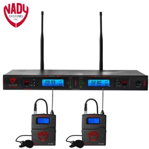Nady 2W-1KU-LT-US Dual True Diversity 1000-Channel Professional UHF Wireless Sys - Picture 1 of 7