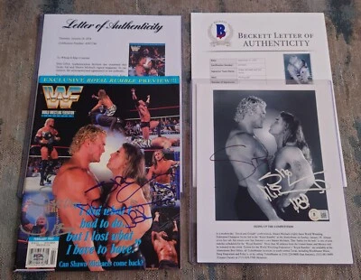 WWF/WWE Raro Original Doble Suspiro Promo Sycho Sid & Shawn Michaels Foto 1 de 3
