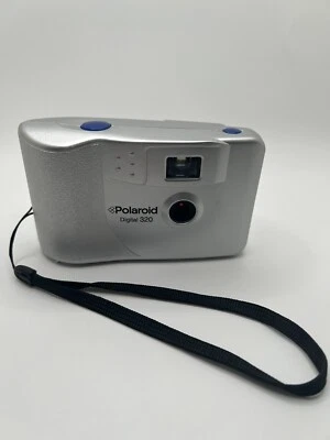 Polaroid PhotoMAX FUN 320 0.1MP Digital Camera, Silver - TESTED WORKING - Image 1 of 4