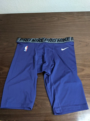 NBA Charlotte Hornets Basketball Compression Shorts Purple Nike Pro Size 2XLT Cover