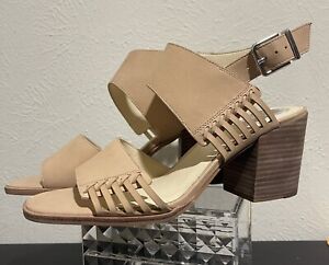 Vince Camuto Leather Two-Piece Heeled Sandals Karmelo Forever Beauty