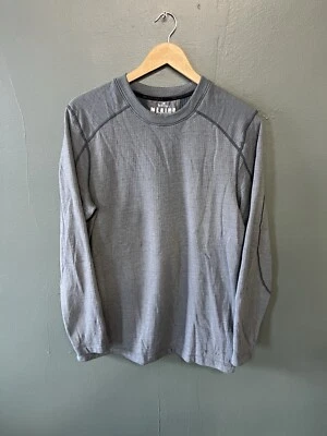 Мужские шерстяные шкуры Terramar средний базовый слой серые мериносовая смесь для улицы - Изображение 1 из 3