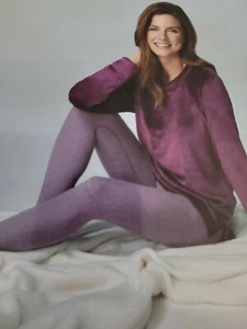 32 Degrees Heat Women’s 2 Peice Sleepwear Set Tunic Top w/Leggings Purple Size M - Picture 1 of 4