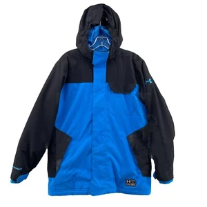 Under Armour Storm 2 Jacket Youth Blue Large Ski Snowboard Insulated Gorpcore - Picture 1 of 15