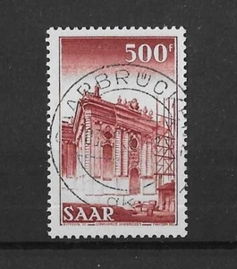 Saar 1953 500Fr Ludwig Church SG334 fino usado gato £100 - Imagen 1 de 1