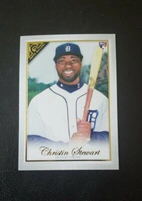 Christin Stewart 2019 Topps Gallery #80 RC Rookie Card Detroit Tigers - Image 1 of 2