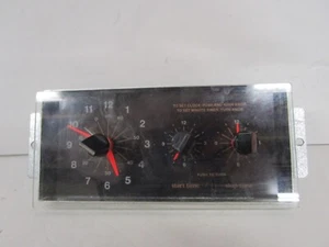 Whirlpool Range Clock Timer w/ Black Knobs 661458 313513 WP3169181 ASMN - Picture 1 of 8
