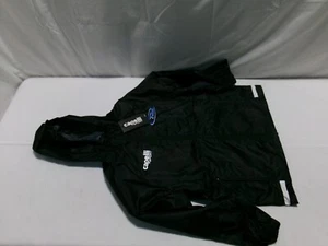 H862 CAPELLI  Hooded Uptown Rain Jacket *Monogrammed* Black Boys Size Small (8) - Picture 1 of 8