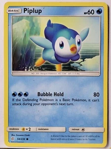 Piplup 54/236 LP / VLP - Cosmic Eclipse Pokemon Card $2 Combined Shipping - Picture 1 of 2