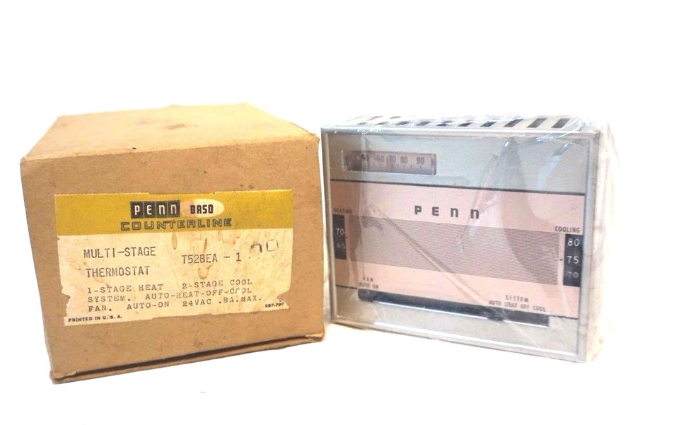 NEW PENN BASO T52BEA-1 THERMOSTAT T52BEA1 - Image 1 of 1