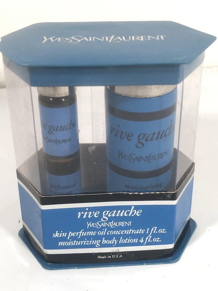 Vintage Rive Gauche By Yves Saint Laurent Women 1 oz Concentrate Perfume Oil Set - Image 1 of 4