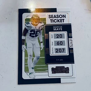 2021 Panini Contenders - Marcus Maye #77 - Football Tranding Card - Picture 1 of 2