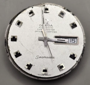 OMEGA 751 Movement w/ 168.034 SEAMASTER DIAL & HAND Automatic - For parts - Picture 1 of 7