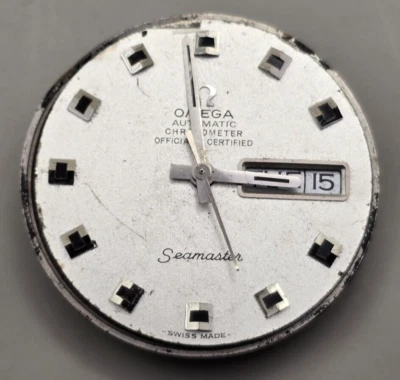 OMEGA 751 Movement w/ 168.034 SEAMASTER DIAL & HAND Automatic - For parts - Image 1 of 4