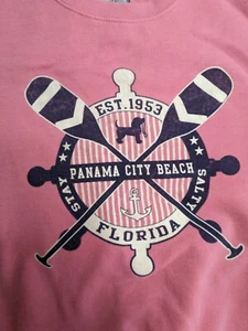 Girls Destination Sweatshirt Pullover Panama City Beach Florida Size 8 TK-1 - Picture 1 of 7