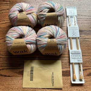 We Are Knitters Yarn Lot of 4 Petite Wool Yarnicorn Rainbow Knitting Needles NEW - Picture 1 of 4