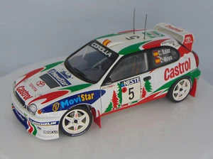 AUTOART 1998 SAINZ / MOYA #5 TOYOTA COROLLA WRC NESTLE RALLY FINLAND 1:18 - Picture 1 of 10