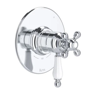 Rohl TAC45W1OP Arcana 1/2" Therm & Pressure Bal Trim W/5 Functs, W/Lever Handle - Picture 1 of 6