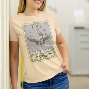 The Corde Lisse Artist Tarot Card Shirt, Aerialist Dance - Picture 1 of 17