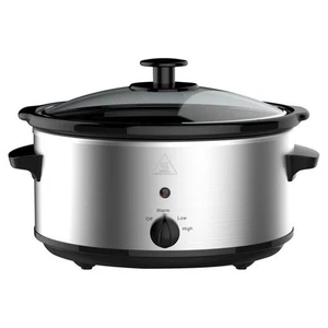 Tesco Slow Cooker SCSS12, 3L -180W Silver - Picture 1 of 8
