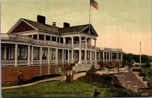 CAPE COTTAGE CASINO Portland, Maine ME c1913 Postcard - Imagen 1 de 2