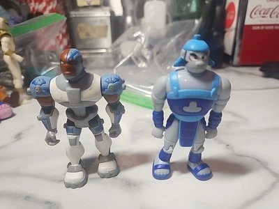 Figura de acción DC Comics Teen Titans Cyborg Thunder 3,5 pulgadas Bandai 2003 Foto 1 de 4