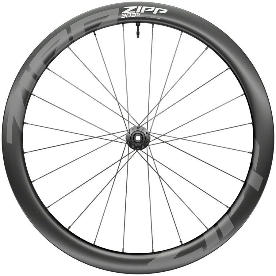 Rueda delantera Zipp 303 S - 700, 12 X 100 mm, bloqueo central, sin cámara, negra, A1 Foto 1 de 1