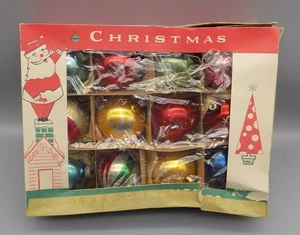 Vintage Glas Weihnachtsschmuck 8 Fantasia Poland 3 Shiny Brite 1 unbekannt - Bild 1 von 24