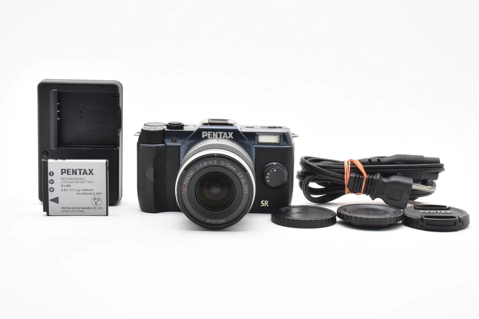 [297 disparos] Lente Pentax Q7 azul marino 12,4 MP 5-15 mm 02 [casi como nueva] Foto 1 de 4