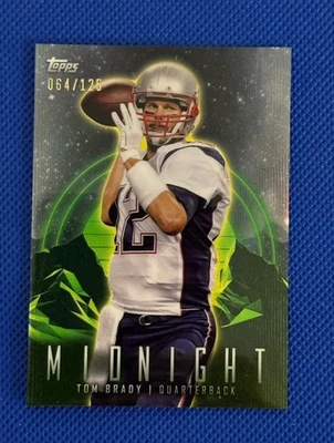 Tom Brady 2024 Topps Composite Midnight Green Refractor /125 New England Patriot - Image 1 of 2