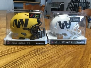 WASHINGTON COMMANDERS MINI HELME, RAVE AND SALUTE TO SERVICE - Bild 1 von 3