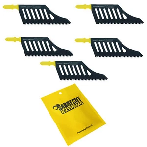 5x SabreCut Flush Cutting Jigsaw Blade For Bosch Dewalt DT2074 Wood T Shank JSSC - Picture 1 of 7