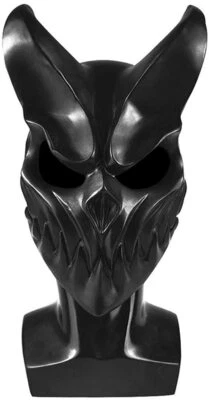 Halloween Demon Latex Mask Slaughter To Prevail Devil Darkness Demolisher Black - Image 1 of 3