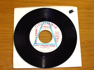 PROMO BLUEGRASS 45 RPM - FLATT & SCRUGGS - COLUMBIA 44623 "LIKE A ROLLING STONE" - Picture 1 of 2