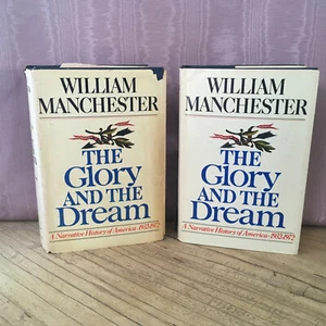 The Glory and the Dream Volumes 1 & 2 by William Manchester Hardcovers DJ - Picture 1 of 13