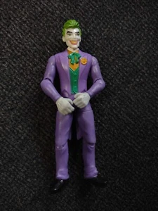 DC Spin Master The Caped Crusader Batman's The Joker 4" 1st Edition Purple Suit - Picture 1 of 2