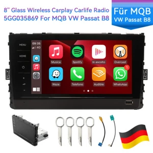 Für VW Tiguan DS 5GG035869 8" Glas Touch Screen MIB Autoradio Carplay FAWVWLink - Picture 1 of 7
