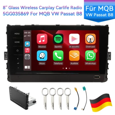 Für VW Tiguan DS 5GG035869 8" Glas Touch Screen MIB Autoradio Carplay FAWVWLink - Bild 1 von 4