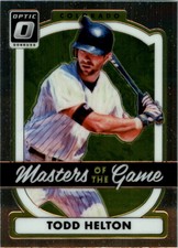 2017 Donruss Optic Masters of the Game #MG13 Todd Helton - NM-MT