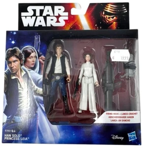 A New Hope - Han Solo & Leia - NEU STAR WARS Disney Hasbro- INKgrafiX TOYS A345 - Bild 1 von 7