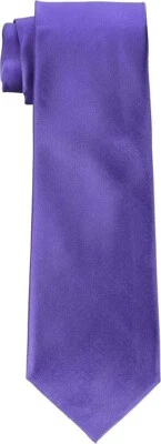 NUEVA Corbata Michael Kors Para Hombre Púrpura SAPHIRE SOLID II %100 Seda ($65.00) Nueva con Etiquetas Foto 1 de 4