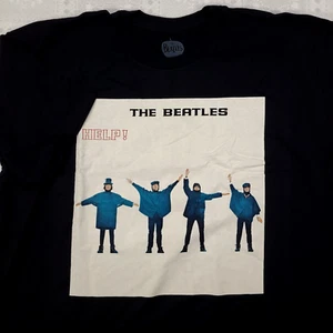 The Beatles Help Photo schwarzes T-Shirt Gr. XL Apfel 2016 weiche Baumwolle NEU #P98 - Bild 1 von 7
