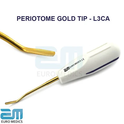 MEDENTRA EURO - MEDICS PK Gold Tips Elevators Periotome Tooth Extraction Equipment Dental Extraction Tools